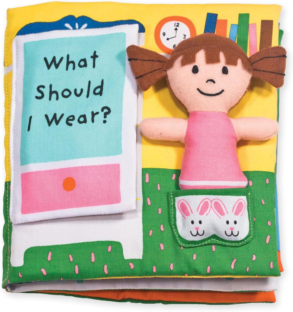 Melissa & Doug Soft Activity Baby Book - What Should I Wear?