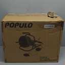 POPULO 50FT×5/16" Drain Cleaner Machine, Electric Drain Auger Drain Snake 50 Ft, For 1"-3" Pipe. With 4 Cutters, Air Foot Pedal And Specialized Gloves, Suitable For Indoor Use.