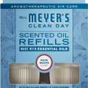 MRS. MEYER'S CLEAN DAY Scented Oil Refills, Rain Water, contains 2 .67 fl oz refills