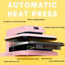 HTVRONT Auto Heat Press Machine for T Shirts - Heat Press 15x15 with Auto Release - Heats Up Fast & Heat Evenly, Professional Heat Press Machines for HTV, Sublimation, Heat Transfer Projects
