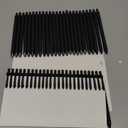 50 Pack Black Ink Pens - Bulk Pens, 1.0MM Medium Point Ballpoint Pens, Smooth Writing No Bleed Retractable Ball Point Pen (Black)