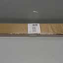 Cordless Vinyl Mini L Blinds 27" W x 36" H, 1" Slat White Horizontal Windows L Blind for Door, Shades, Camper, Light Filtering, Interiors, Arrive 1/2 Inch Narrower Indoor