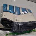 Farmhouse Laundry Room Rug Runner Non Skid Machine Washable Area Rugs Laundry Decor for Kitchen, Bath, Washroom Letter Light Blue40x20in