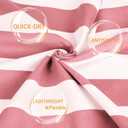 2-Pack Microfiber Beach Towels Set (63"x31.5" + 31.5"x16") | Oversized Quick Dry Sand Free Travel Towel for Beach Pool Gym Camping (Pink)