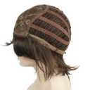 Lydell Short Layered Shaggy Wavy Full Synthetic Wigs (Light Chestnut Brown)