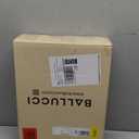 Ballucci File Organizer Paper Sorter, 5 Tier Adjustable Shelves Office Desk Organizer, 13 5/8" x 9 1/4" x 12", Black