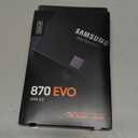 SAMSUNG 870 EVO SATA SSD 500GB 2.5 Internal Solid State Drive, Upgrade PC or Laptop Memory and Storage for IT Pros, Creators, Everyday Users, MZ-77E500B/AM, Black