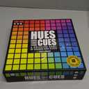 HUES and CUES - Vibrant Color Guessing Board Game for 3-10 Players Ages 8+, Connect Clues and Guess from 480 Color Squares