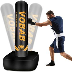 70" Freestanding Heavy Punching Bag with Stand for Adults Teens, Adjustable Standing Punch Bag for Men Women, Ideal for Boxing, MMA, Thai Fitness, and Home Training Workouts