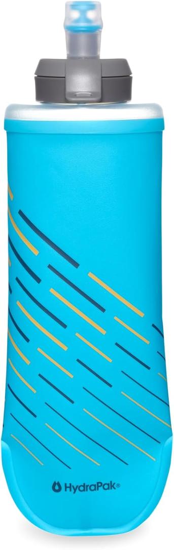 HydraPak SoftFlask Speed 500ml - Compressible Soft Flask Water Bottle, Perfect Fit for Hydration Vests and Running Packs with Easy Open Cap (500ml/17oz) HydraPak SoftFlask Speed 500ml - Compressible Soft Flask Water Bottle, Perfect Fit for Hydration Vests and Running Packs with Easy Open Cap (500ml/17oz)