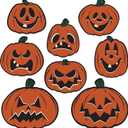3 x Beistle Vintage Halloween Pumpkin Cutouts