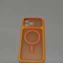 TOCOL for iPhone 17 Pro Max Case, Compatible with Magsafe Charger, Full Camera Protection, Translucent Matte for iPhone 17 Pro Max Phone Case 6.9 inch (Orange)