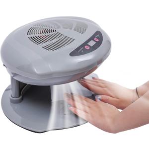 Professional Nail Dryer,400W Air Nail Fan Blower Dryer Machine with Auto Induction Warm & Cool Wind, Manicure Tool with Automatic Sensor,for Fingernail & Toenail Curing,Grey