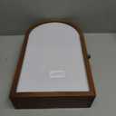 Shadow Box Frame 10x16 Large Shadow Boxes Display Cases with Removable Shelves, Linen Back & Acrylic Door, Memory Box for Medals, Photos, Wedding Bouquet, Keepsakes & Pet Memorials Walnut