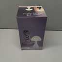 Mushroom Table Lamp - Durable for kids/adult bedroom Night Light, Modern Nightstand Table Lamp for reading with 10 Adjustable Light Temperatures, Bedside Lamp for Unique, Aesthetic Home Decor (Black)