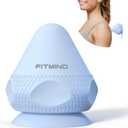 Mountable Self-Massage Ball Handfree with Suction Cup,Deep Tissue Back Sore Muscle Knot Massager,Myofascial Release,Manual Massage Balls, Foot Plantar Fasciitis, Back Stress Relief- Blue
