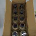 10 Pack, 4 oz Small Clear Glass Bottles w/Lids & 3 Stainless Steel Funnel - 120ml Boston Round Sample Bottle for Potion, Juice, Ginger Shot, Wellness, Oils, Whiskey, Liquids - Leakproof Travel Bottle