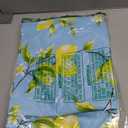 Walrus Heavy Duty Vinyl Tablecloth with Flannel Backing Waterproof Oil-Proof Plastic Table Cloth Stain-Resistant Wipeable Rectangle or Square Table Cover for Indoor and Outdoor (Lemon, 54x54 Inch)