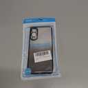 Magnetic Case for Samsung Galaxy S25 Edge, MagSafe Compatible, Clear Shockproof Protective Case with Ring Stand, Lightweight Electroplated Phone Case for Samsung S25 Edge, Black