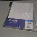 Oxford Filler Paper, 8-1/2" x 11", 4 x 4 Graph Rule, 3-Hole Punched, Loose-Leaf Paper for 3-Ring Binders, 400 Sheets Per Pack (62360),White
