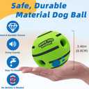Dog Toys Ball, Interactive Dog Ball, Shaking with Gibbering Sound, for Training & Herding, M, 3.46 in (8.8 cm)