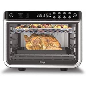 Ninja Foodi XL Pro Air Fry Oven, 10-in-1, Stainless Steel, DT201 | Fits 5 lb chicken, Air fry, roast, bake, broil, toast, dehydrate, reheat, pizza, 1800W
