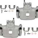 cciyu 18B5032A 18B5033A Front Left & Right With Bracket Disc Brake Caliper fit For Dodge For Caliber 1.8L 2007-2009,For Dodge For Caliber 2.0L 2007-2012,For Dodge For Caliber 2.4L 2007-2012