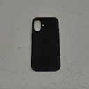 Apple iPhone 16 Silicone Case with MagSafe and Camera Control: Lightweight Phone Case, Wireless Charging Compatible, Smooth Matte Finish; Black