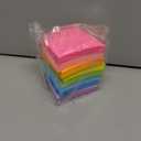 -Sticky -Notes -3x3 Inches - Double Adhesive Strips for Extra Hold, Bright & Colorful Pads, Perfect for -Teachers, Home & Office, 8 -Pads, 100 Sheets/Pad (8 Colors)