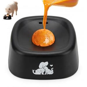 TUGFREE Slow Feeder Dog Bowls, Lick Sphere Puzzle Feeder for Liquid Treats, Non-Spill Puppy Lick Bowl for Bone Broth & Yogurt, Interactive Slow Eating Toy for Anxiety Relief, Boredom and Post-Op Care