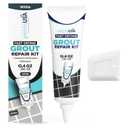 PentaUSA Tile Grout Repair Kit - White Premixed Acrylic Sanded Grout, Water-Resistant Grout Filler for Bathroom&Shower, Kitchen Floor, Fast Drying, with Applicator, 13.4 oz (380g)