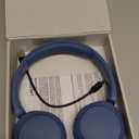 Sony WH-CH520 Wireless Headphones Bluetooth On-Ear Headset with Microphone and up to 50 Hours Battery Life with Quick Charging, Blue