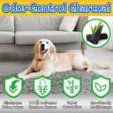 Dogcator Charcoal Dog Training Pads 100 Count, 22"x22" Puppy Pee Pads for Small Dogs, Activated Carbon Dog Pee Pads, Disposable Puppy Pads Pet Training Pads