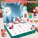 Advent Calendar 2025 Mochi Squishy - 24 Days of Christmas Countdown Calendar, Contains 24Pcs Gift, 3 Cute Jumbo and 21 Mochi Squishy Toys,Gift Ideas for Boys Girls and Teens
