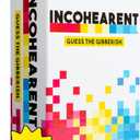 WHAT DO YOU MEME? Incohearent, The Guess The Gibberish Party Game by Relatable, A Funny Card Game for Adults, Great for Game Night Games, Includes 400 Cards, Instructions, and 1 Sand Timer