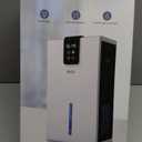 Dehumidifier, Dehumidifiers for Home 98 OZ, 1000 Sq.Ft Quiet Dehumidifier for Bathroom Bedroom Basement with Humidity Display, Relaxing 7 Color Ambient Light, Auto Shut-Off (White)