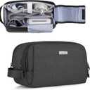 CURMIO CPAP Travel Bag Compatible with ResMed AirMini Machine, Portable CPAP Supplies Carrying Case Storage Bag (Black)