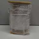 3 Pack Acrylic Laundry Room Organization Containers with Gold & Wood Knobs  Laundry Pods Container & Detergent Organizer Set | Clear Laundry Jars | Scoops & Customizable Labels | Storage Canisters