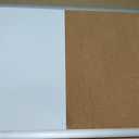 Amazon Basics Magnetic Dry Erase Whiteboard & Cork Board Combo, Double-Sided, Lightweight, Easy to Install, Plastic/Aluminum Frame, 17" x 23"
