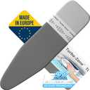 Bartnelli Ironing Board Cover and Pad, Made in Europe with New Patent Technology | 54x15 Iron Board Replacement Cover Featuring Park & Turbo Zone, Scorch Resistant 100% Cotton Thick Layered Top