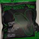 LUX Sports Thin Grip Socks for Cleat Sports - Moisture-Wicking Anti Slip Socks for Men & Women - Soccer, Football, Baseball (One Size, Blue)