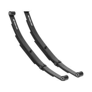 Trailer Leaf Spring 4 Leaf Double Eye 1750 lbs Cap for 3500 lbs Axle Suspension 25-1/4" Length fits for SW4B - Set 2