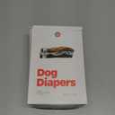 Pet Parents Washable Dog Diapers (2pack) + Extendrs of Durable Doggie Diapers, Premium Dog Diapers Female (Medium, Natural) (Medium (14-20"))