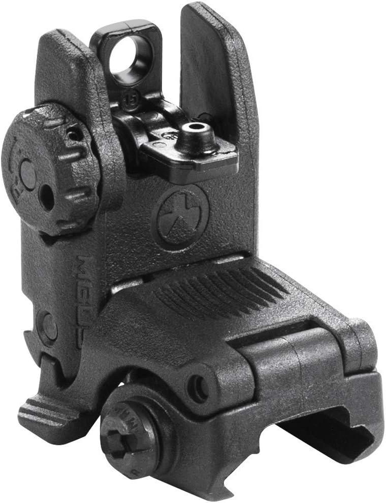 Magpul MBUS Flip-Up Backup Sights, Black, Rear Sight