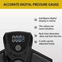 Bike Pump with Precision Digital Pressure Gauge,Floor Bicycle Tire Pump Compatible with Presta and Schrader Valve, Air Pump for Bicycle, Balls, Scooter,  Item Weight 1.2 kg Maximum Pressure 160 psi