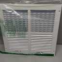 12 x 12 Inch [Duct Opening] Air Vent Covers for Wall or Ceiling - High Airflow 2 Way Steel Ventilation - Adjustable Wall/Ceiling Register, 13-3/4 Inch x 13-3/4 Inch [Overall Dimensions]