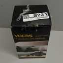 Small Portable Space Heater for Indoor Use - VOCRS 1500W PTC Electric Heater with Thermostat, Remote Control, 12H Timer, Eco and Fan Mode, Rapid and Safe Heating for Office Bedroom