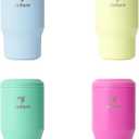 REDUCE 4-in-1 Drink Cooler - 14oz Insulated Bottle & Can Holder - 4 Pack, Leisure Hour