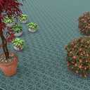 Pure Garden 6-Pack Polypropylene Interlocking Patio Deck Tiles - Weather-Resistant Outdoor Flooring for Balcony, Porch, and Garage (Green)