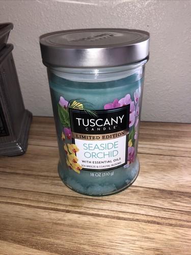 Tuscany Candle Seaside Orchid: Coastal Scented Summer Candle, 18 oz